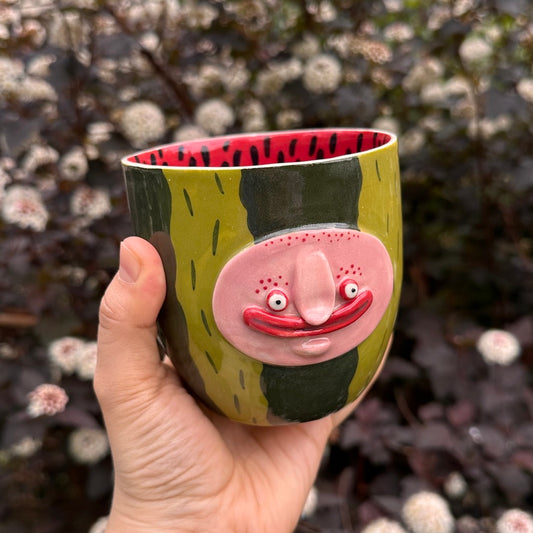 Ceramic cuo "Watermelon", 445ml