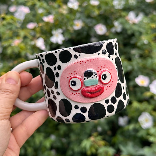 Miniature spotted mug, 270ml