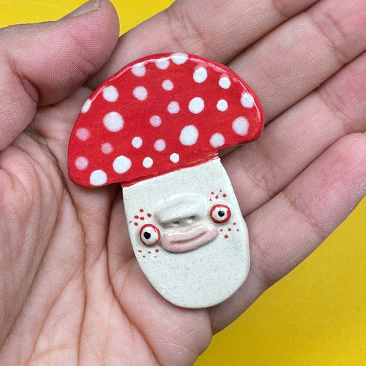 Brooch "Fly Agaric"