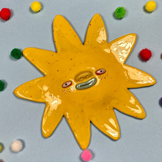 Decorative miniature wall mask "Sun"