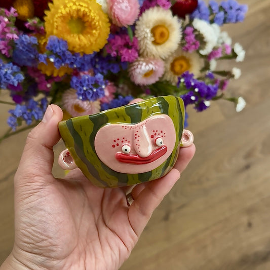 Ceramic tea bowl "Watermelon", 135 ml