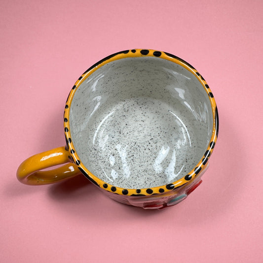 Spotted mug, 245 ml