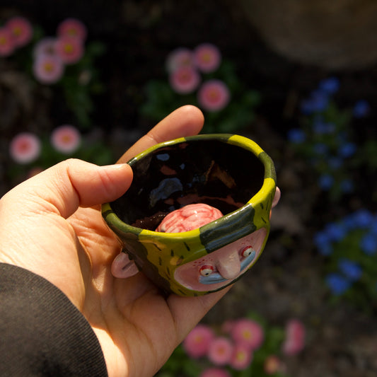 Tea Bowl "Watermelon with Brain", 50ml