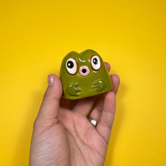 Incense Holder "Frog with Ladybug"