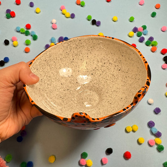 Spotted bowl, 480 ml