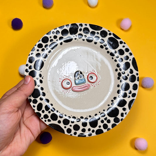 Miniature spotted plate, 16cm