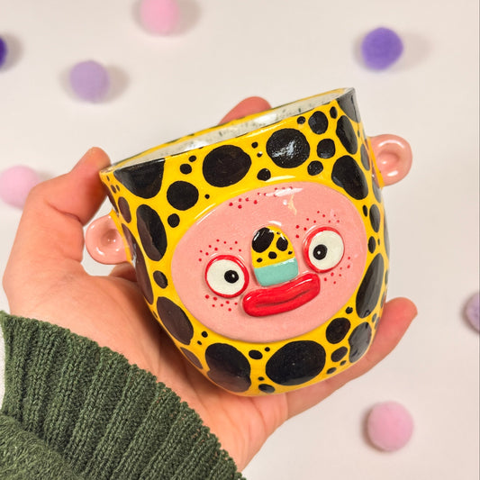 Small Spotted Cup with Little Ears, 230ml