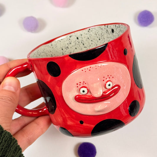 "Whimsical Ladybug" Mug, 355ml