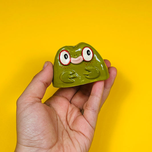 Incense holder "Frog and Ladybug"