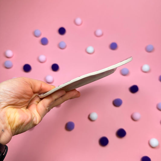 Миниатюрная пятнистая тарелка