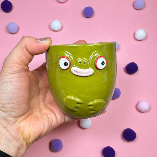 Миниатюрный стакан "Лягушка и божья коровка", 210мл