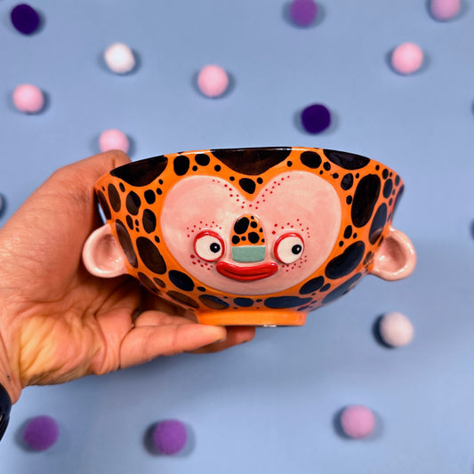 Пятнистая миска, 400мл