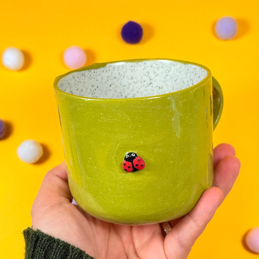 Frog and Ladybug Mug, 355ml