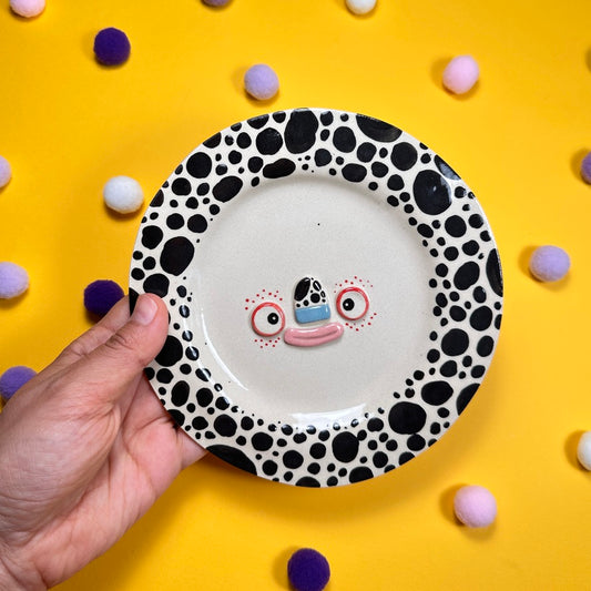 Miniature spotted plate, 16cm