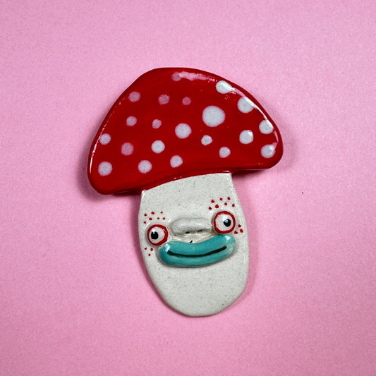 Brooch "Fly Agaric"