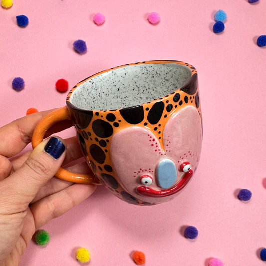 Spotted miniature mug, 230ml