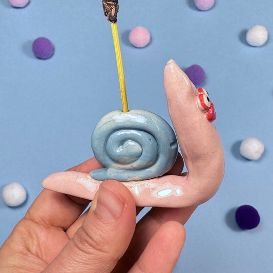 Incense holder “Snail”
