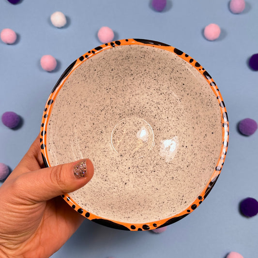 Пятнистая миска, 400мл