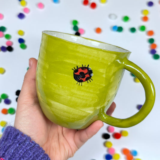 "Frog and Ladybug" Mug, 470ml