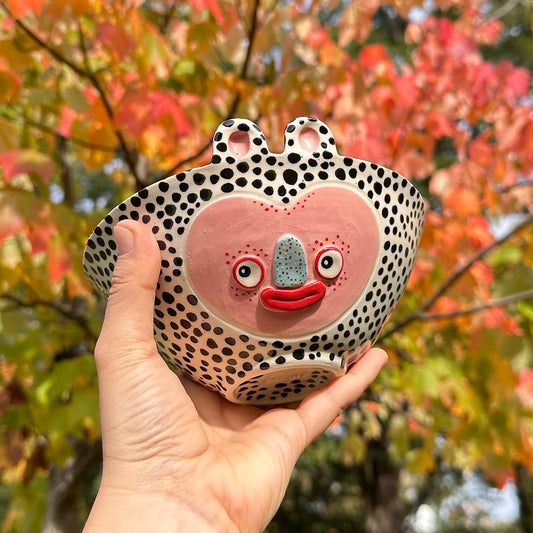 White Spotted Bowl, 540ml