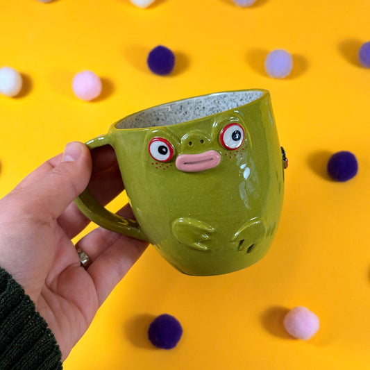 Small Frog and Ladybug Mug, 230ml