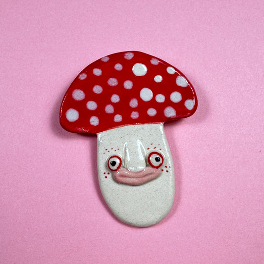 Brooch "Fly Agaric"