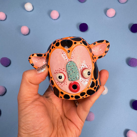 Дымящая башка, подставка для конусных благовоний