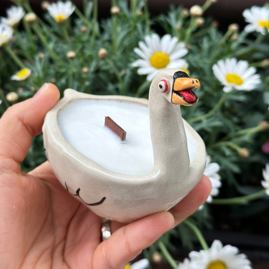 Cookie Scented Candle "Swan"