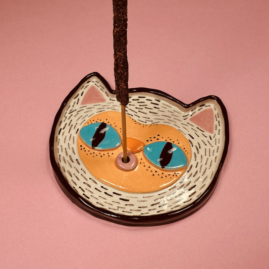 Incense and jewelry holder "Cat"