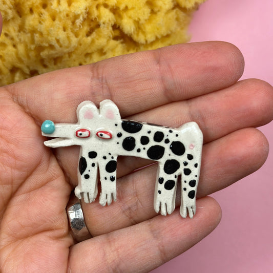 Brooch "Spotted Dog"