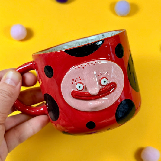 Whimsical Ladybug Mug, 350ml
