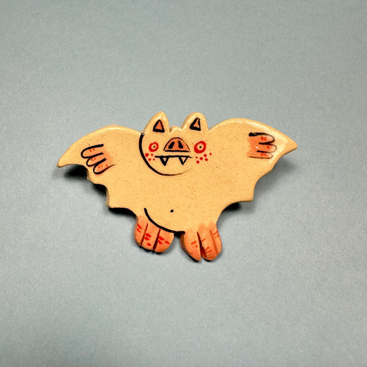 Brooch "Albino Bat"