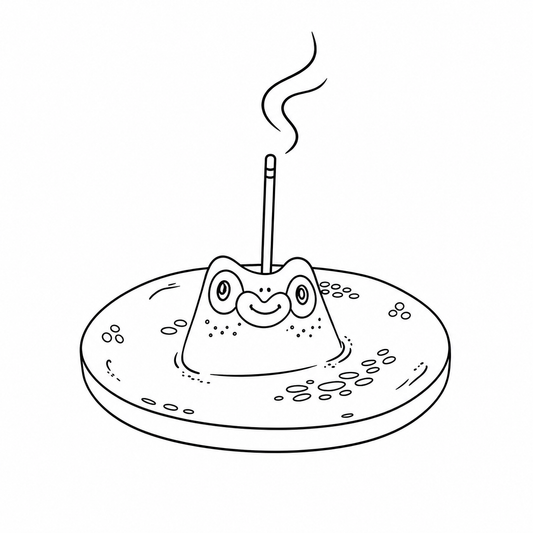 Incense and jewelry holder "Frog in the Pond"