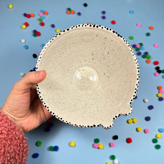 Spotted bowl, 590 ml