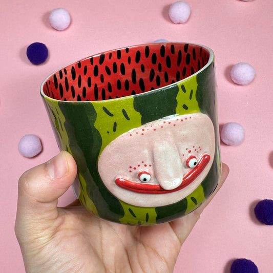 Ceramic cup "Watermelon", 360ml
