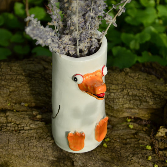 Miniature vase "Duckling-gosling"