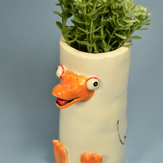 Miniature vase "Duckling-gosling"