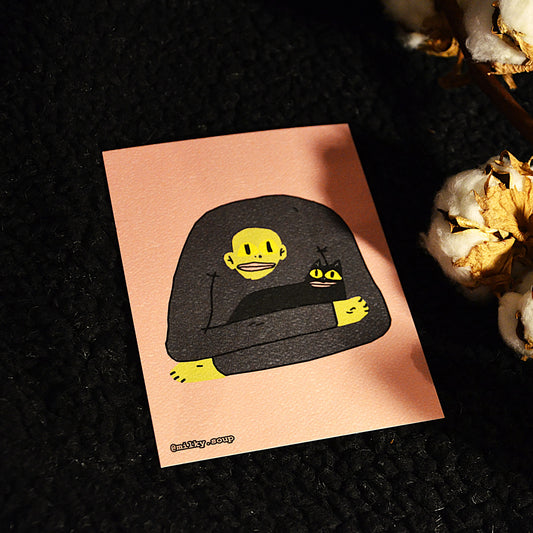 Postcard "Black Cat"