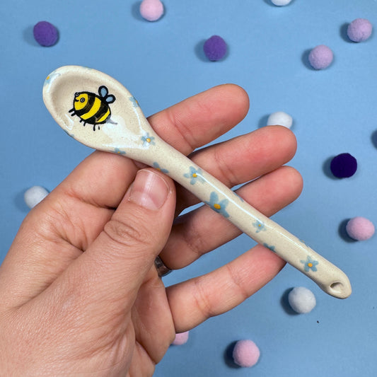 Ceramic spoon "Bee"