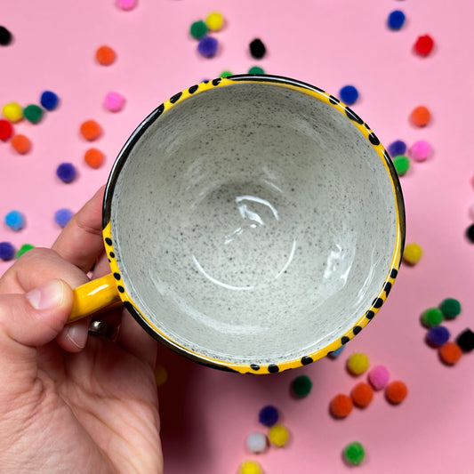 Spotted mug, 470ml
