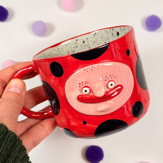 "Whimsical Ladybug" Mug, 355ml