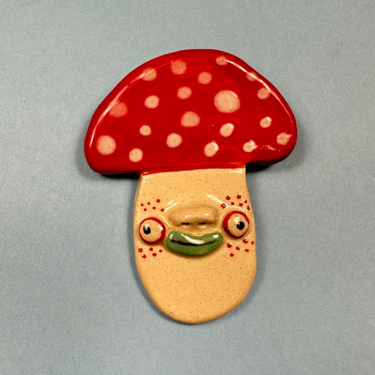Brooch "Fly Agaric"