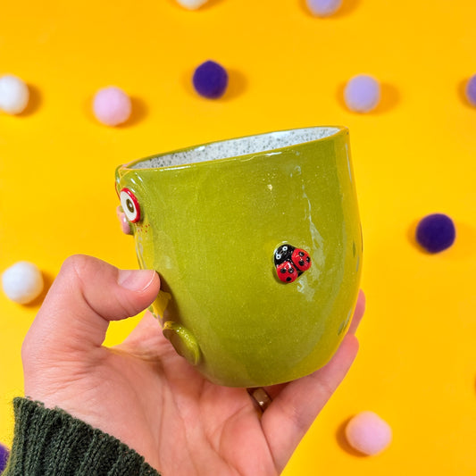 Small Frog and Ladybug Mug, 230ml