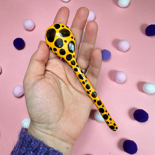 Ceramic spotted spoon