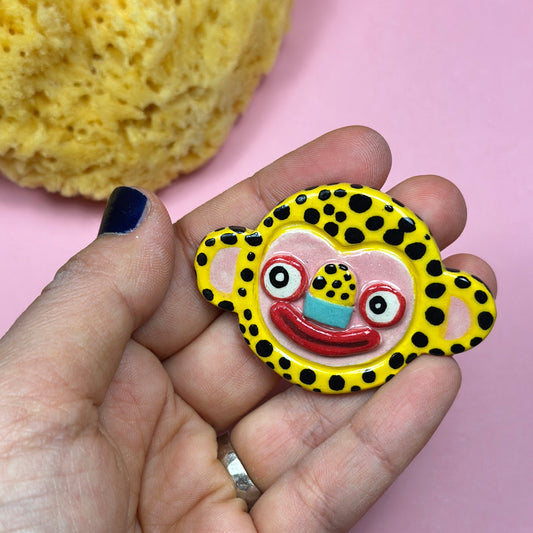 Ceramic brooch