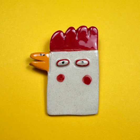Brooch "Chicken"