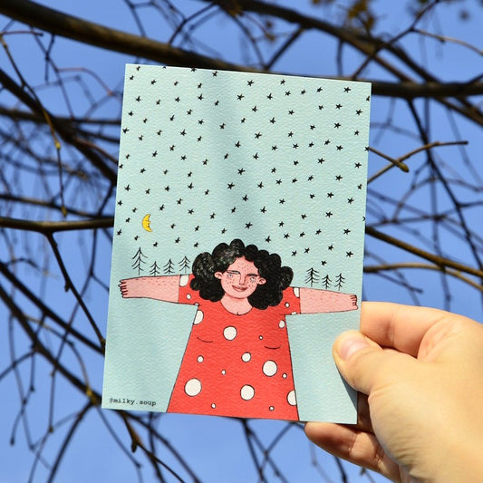 Postcard "Starry Night"
